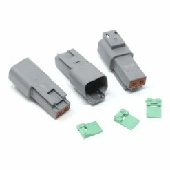 Eastwood Crimp-Right 3 Piece Two Cavity Deutsch Receptacle Connector