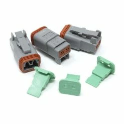 Eastwood Crimp-Right 3 Piece Two Cavity Deutsch Plug Connector