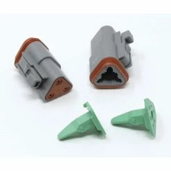 Eastwood Crimp-Right 2 Piece Three Cavity Deutsch Plug Connector