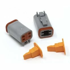 Eastwood Crimp-Right 2 Piece Four Cavity Deutsch Plug Connector