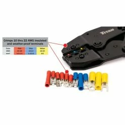 Titan Tools Ratcheting Wire Terminal Crimper 11477 -Eastwood Shop p63225 2 1